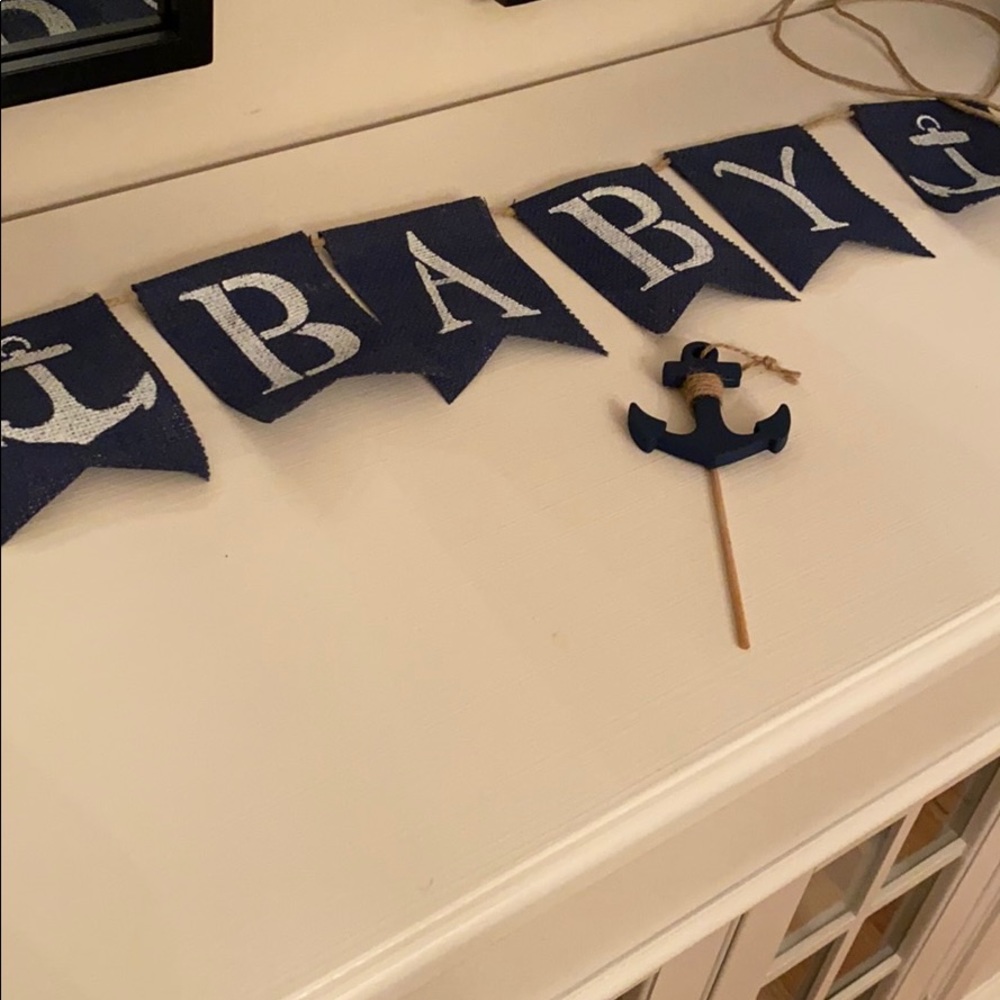 Nautical theme baby shower